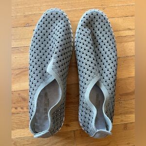 Ilse Jacobsen tulip slip on shoes sneakers taupe beige grey army green 41 10.5